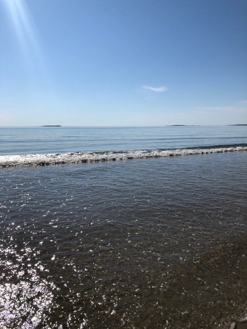 walking near me in Ferry Beach State Park in winter