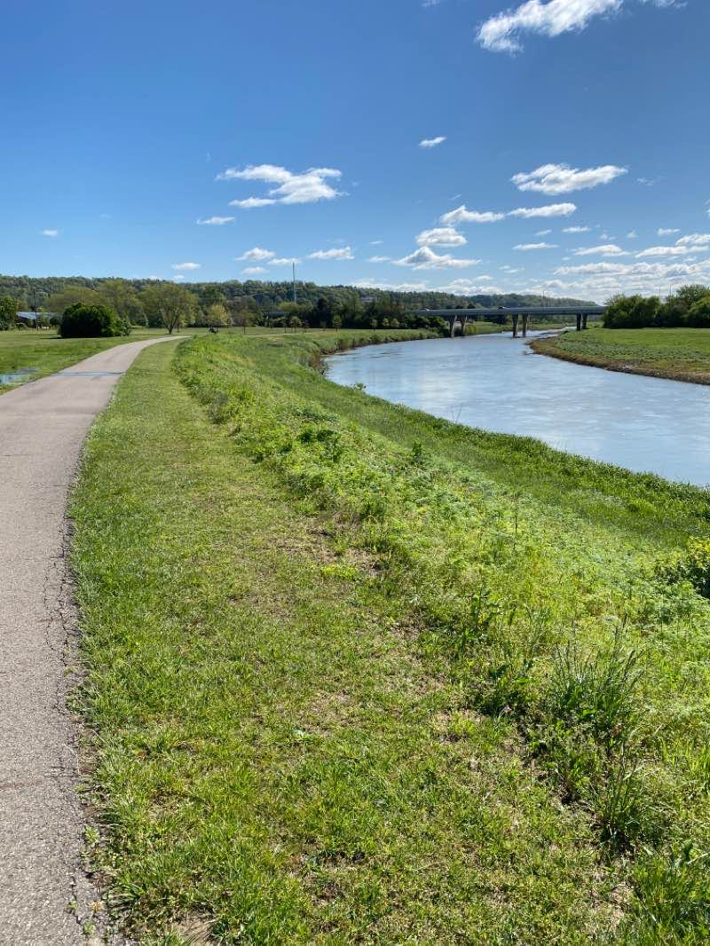 walking near me in East State Street Park in winter