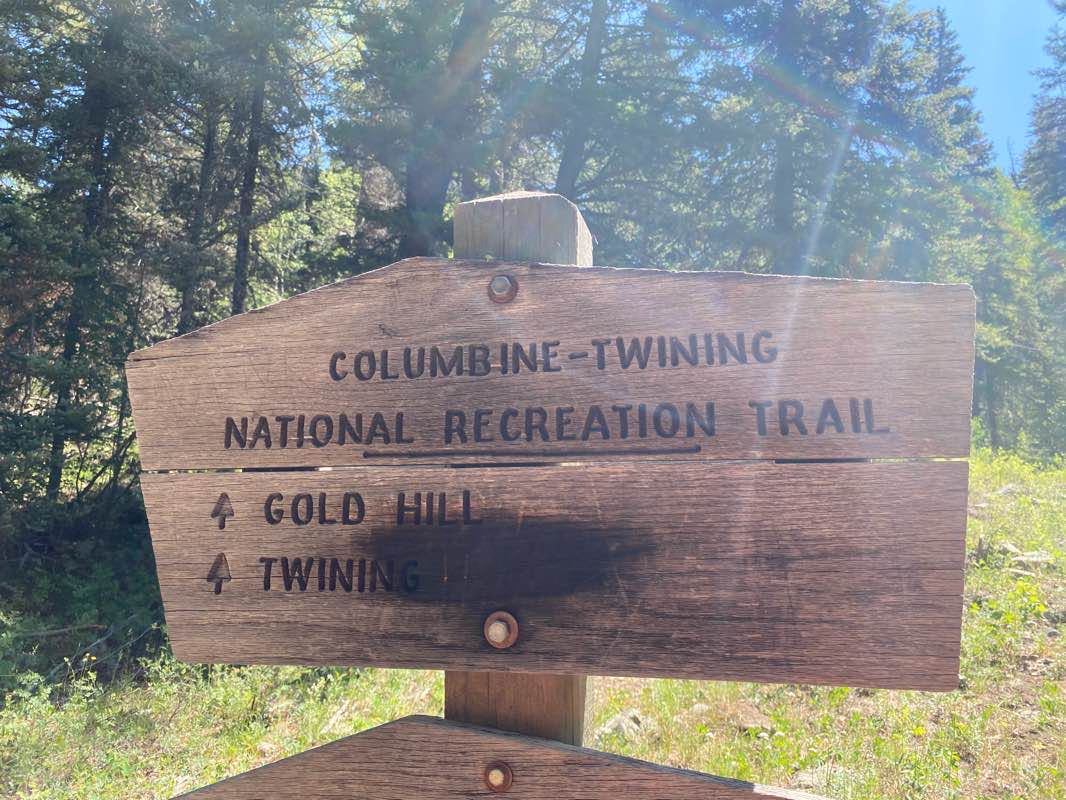 walking near me in Columbine-Hondo Wilderness in winter