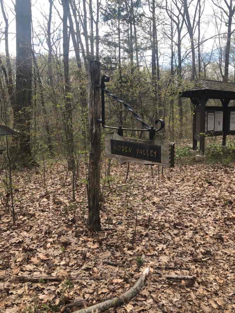 walking near me in Hidden Valley Nature Center in winter