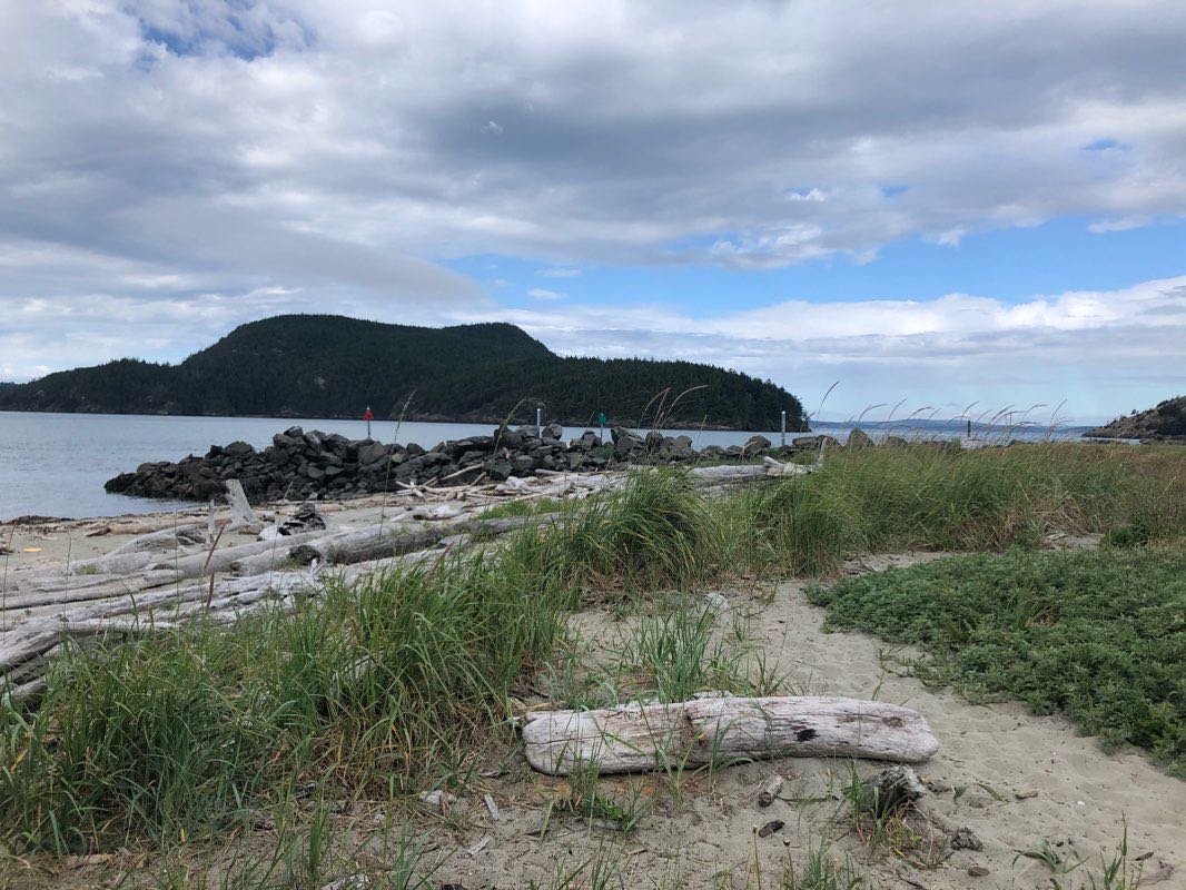 walking near me in Tugboat Park in winter