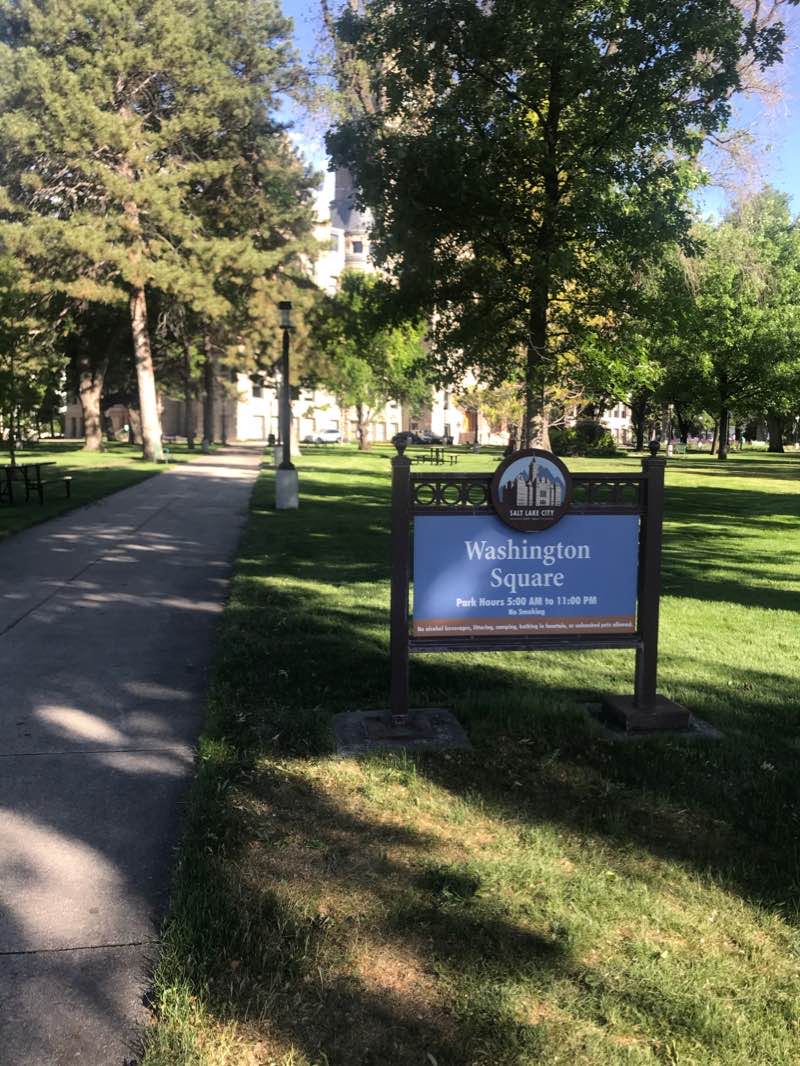 walking near me in Washington Square in winter