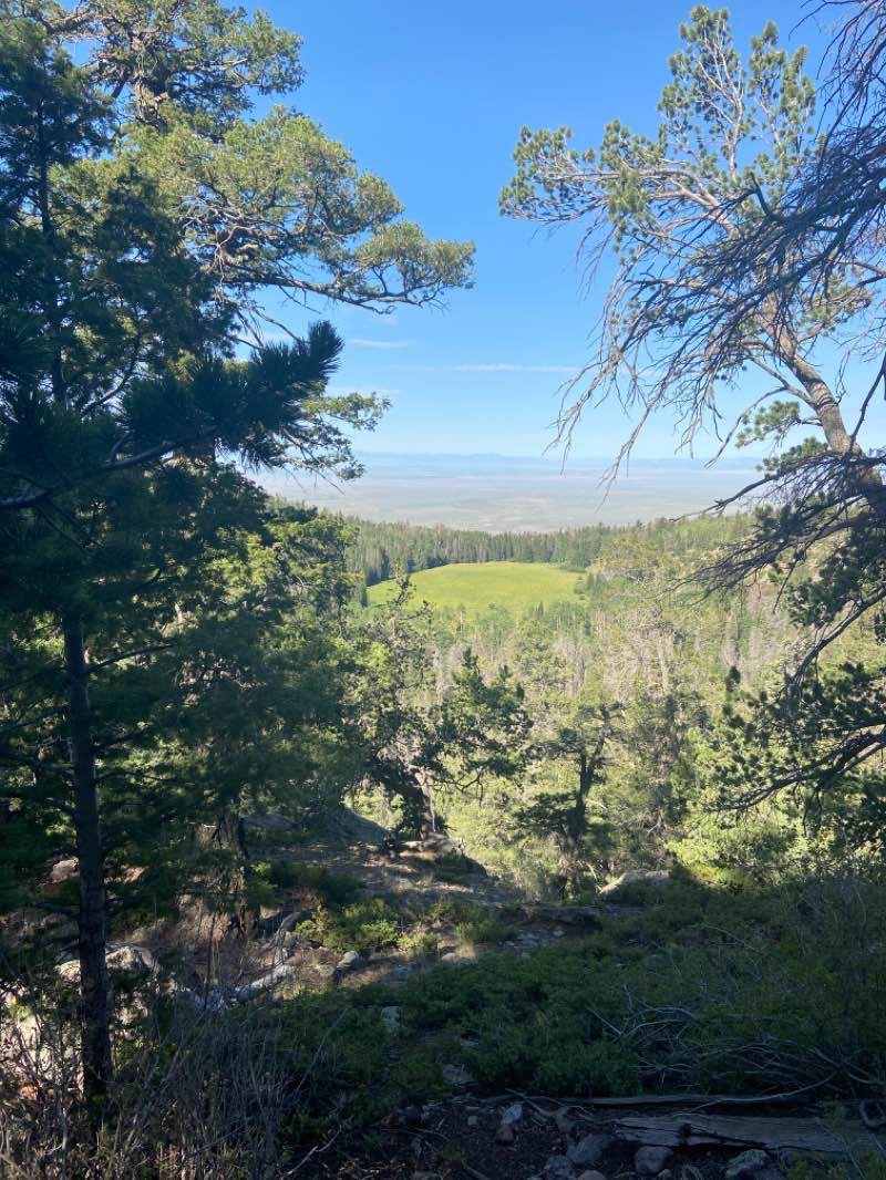 walking near me in Sangre de Cristo Wilderness in winter
