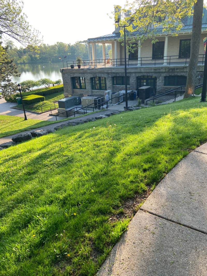 walking near me in Delaware Park in winter