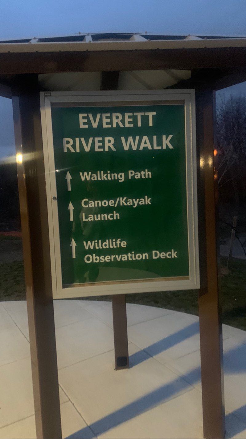 walking near me in Thomas S. Rossetti Park in winter