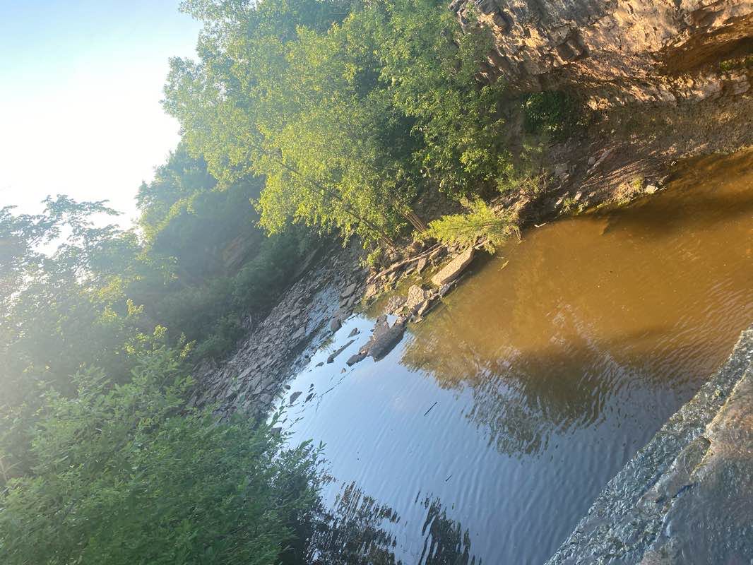 walking near me in Fonferek's Glen in winter