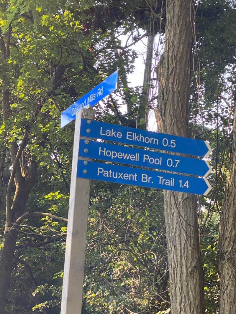 walking near me in North Laurel Park in winter