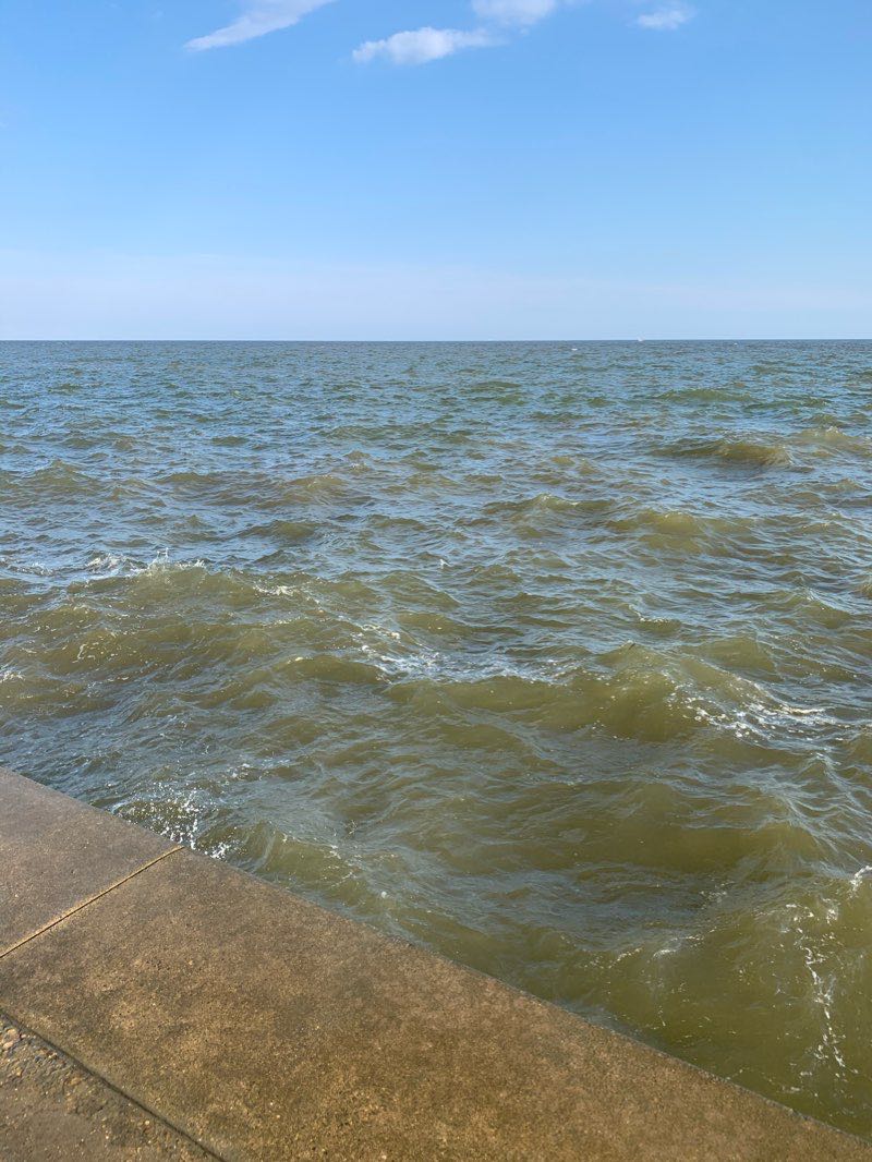 walking near me in Buccaneer State Park in winter