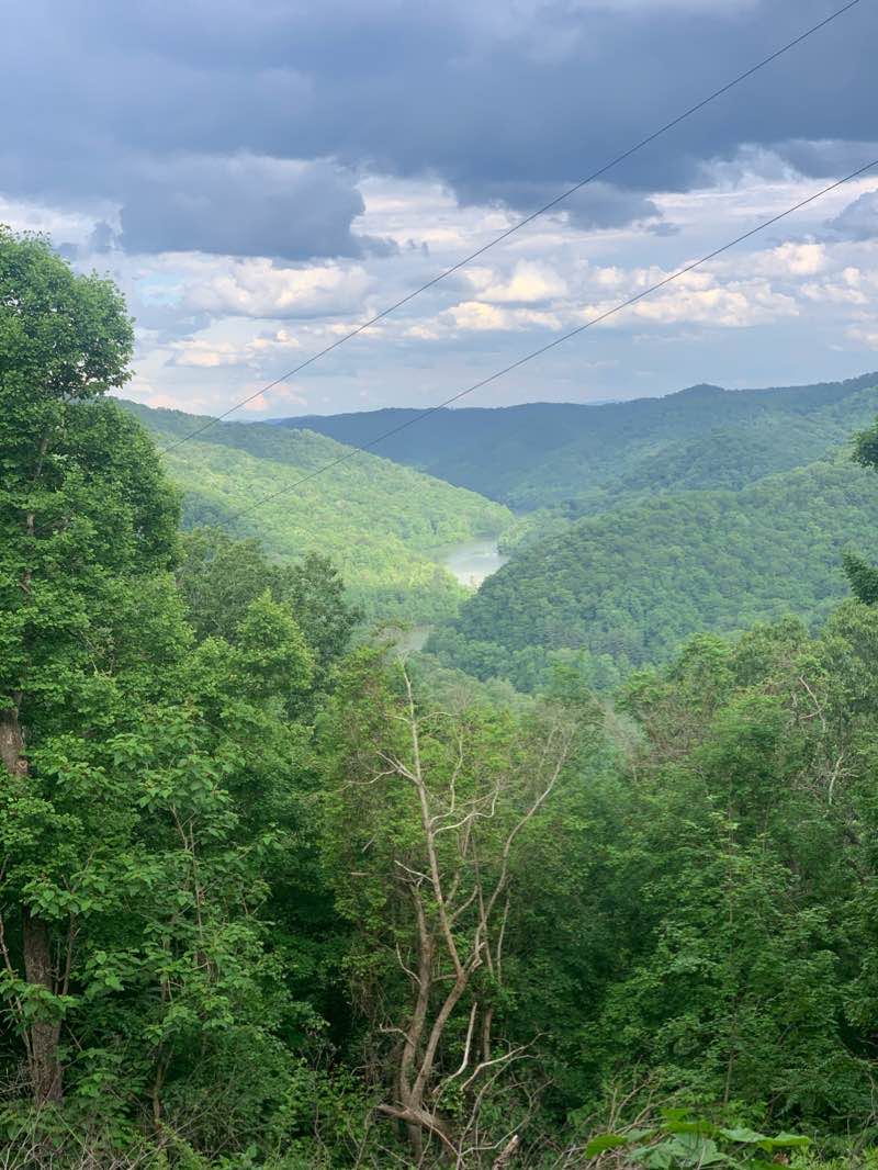 walking near me in Jenny Wiley State Resort Park in winter