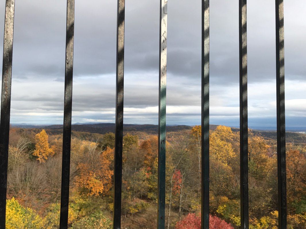 walking near me in Clarence Schock Park at Governor Dick in winter