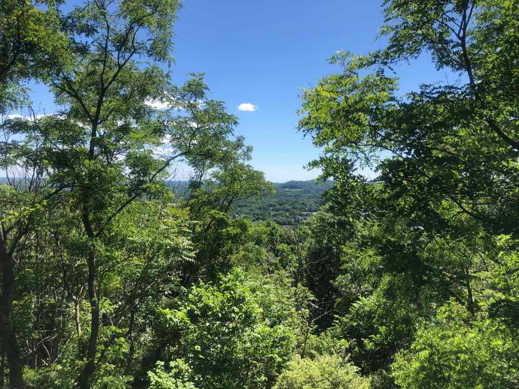 walking near me in South Mountain Reservation in winter