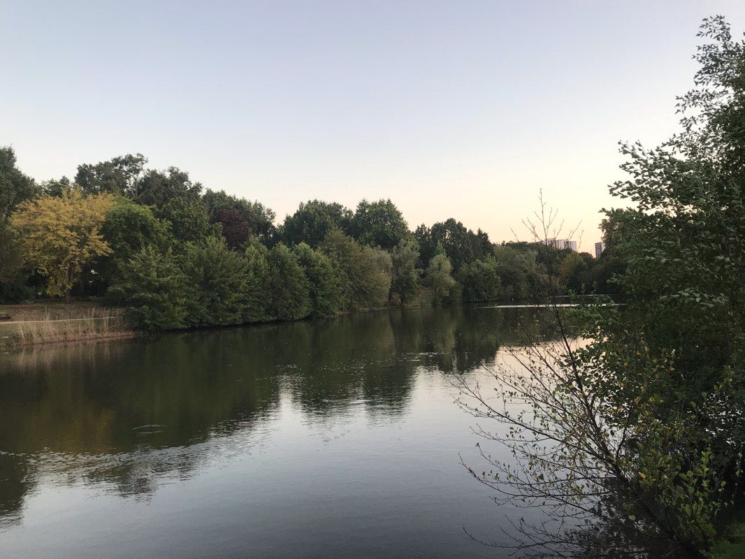 walking near me in Parc de Fontaudin in winter