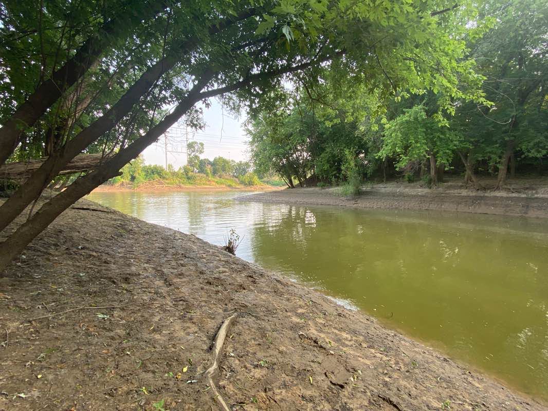 walking near me in Simpson Park in winter