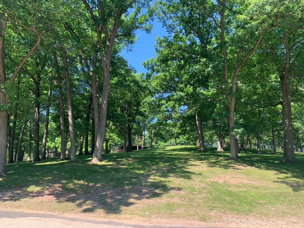 walking near me in Riverside Park in winter