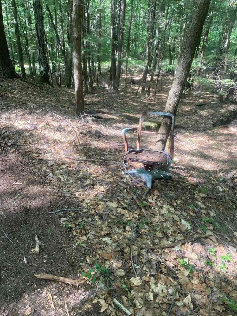 walking near me in Ahern State Park in winter