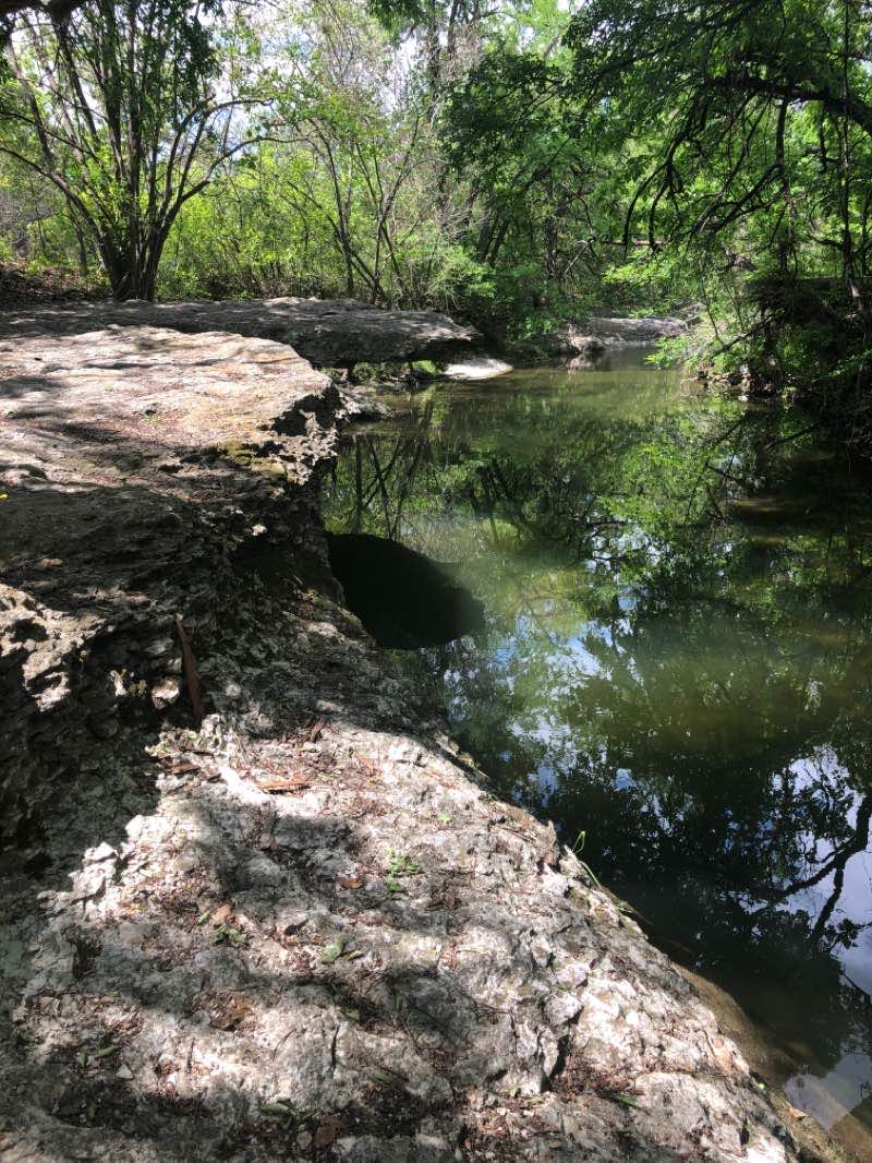 walking near me in Bohls Park in winter