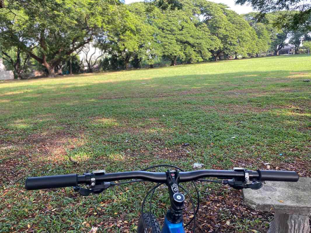 walking near me in Villa Victoria Oval Park in winter