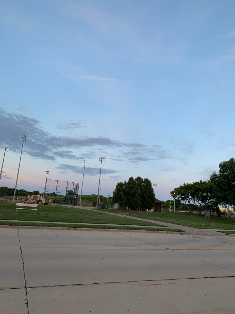 walking near me in Red Arrow Park in winter