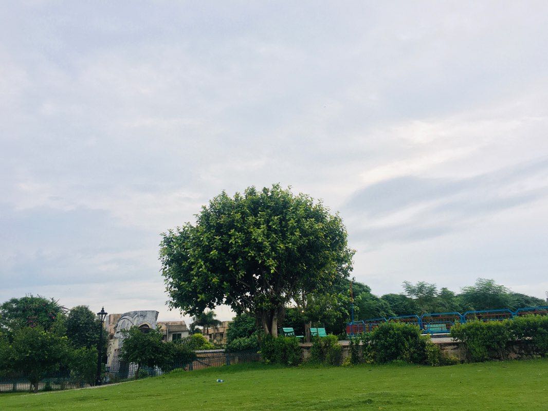 walking near me in Jinnah Park in winter