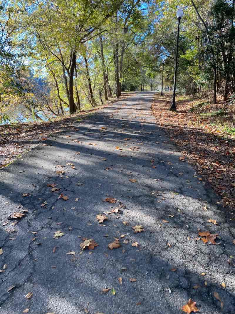 walking near me in Russ pond in winter