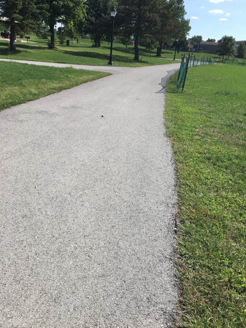 walking near me in Centennial Park in winter