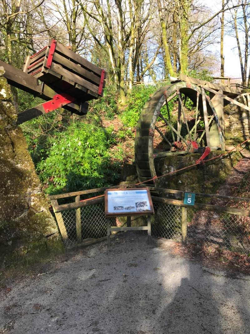 walking near me in Wheal Martyn in winter