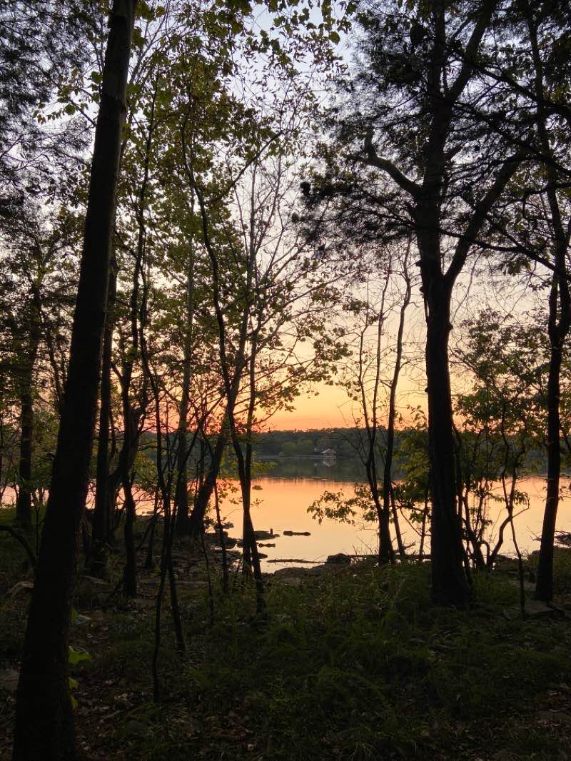walking near me in Long Hunter State Park in winter