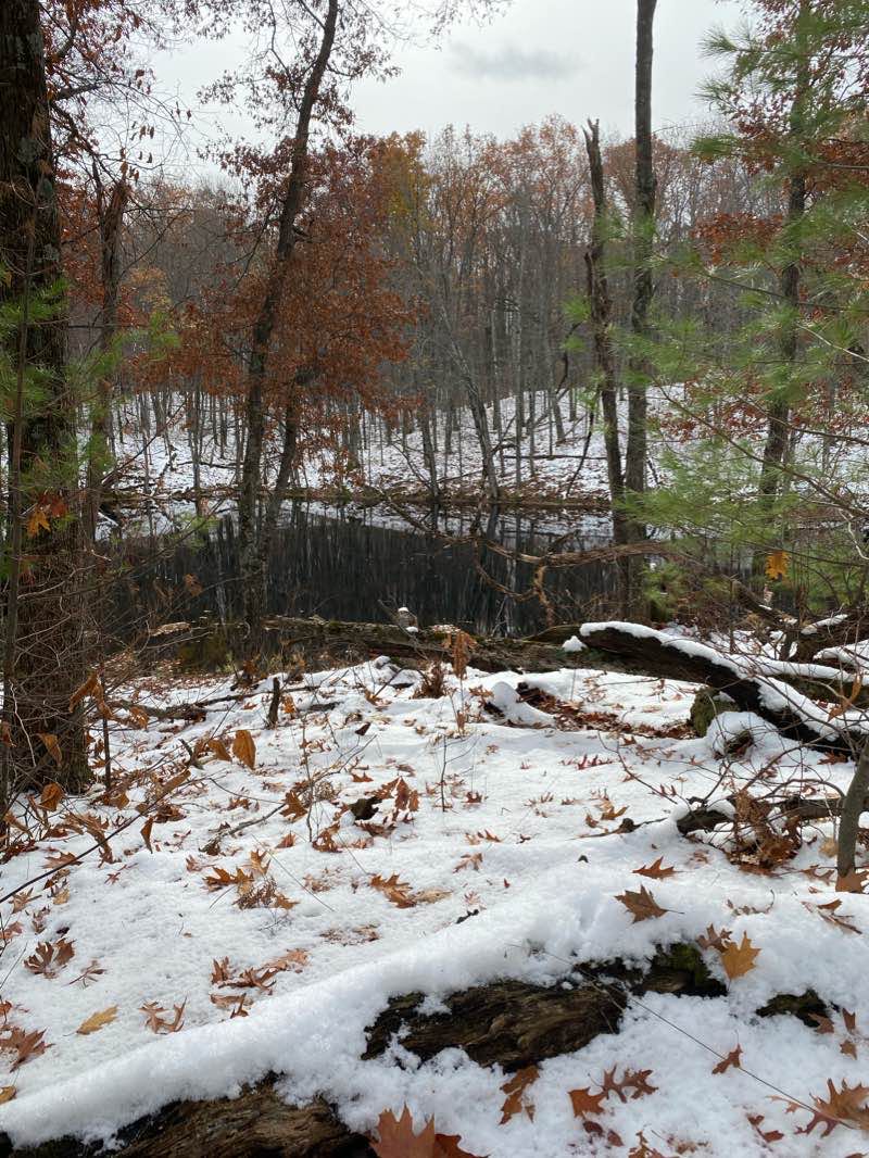 walking near me in Chippewa Moraine State Recreation Area in winter