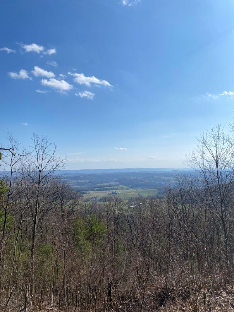 walking near me in Mount Pisgah State Park in winter