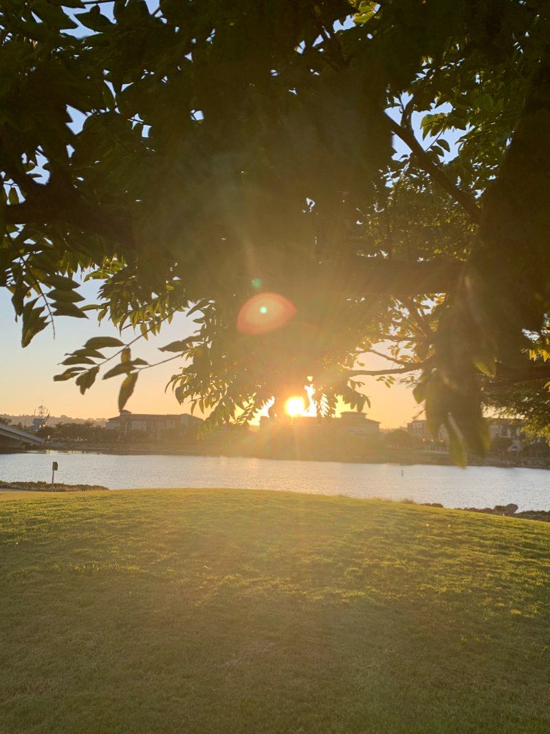 walking near me in Spanish Landing Park in winter