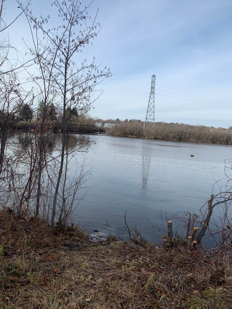 walking near me in Riverlife Park in winter