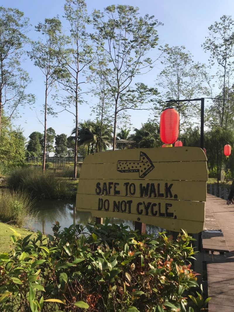 walking near me in The Club @ Rimbayu in winter