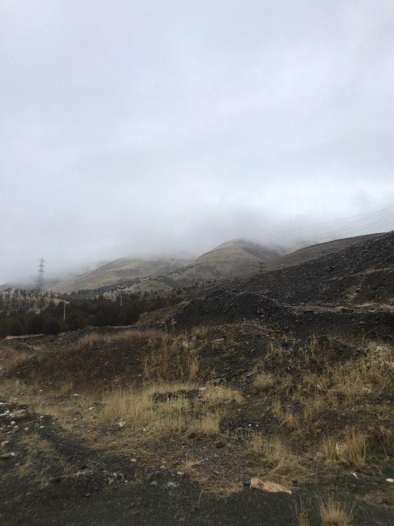 walking near me in children park in winter