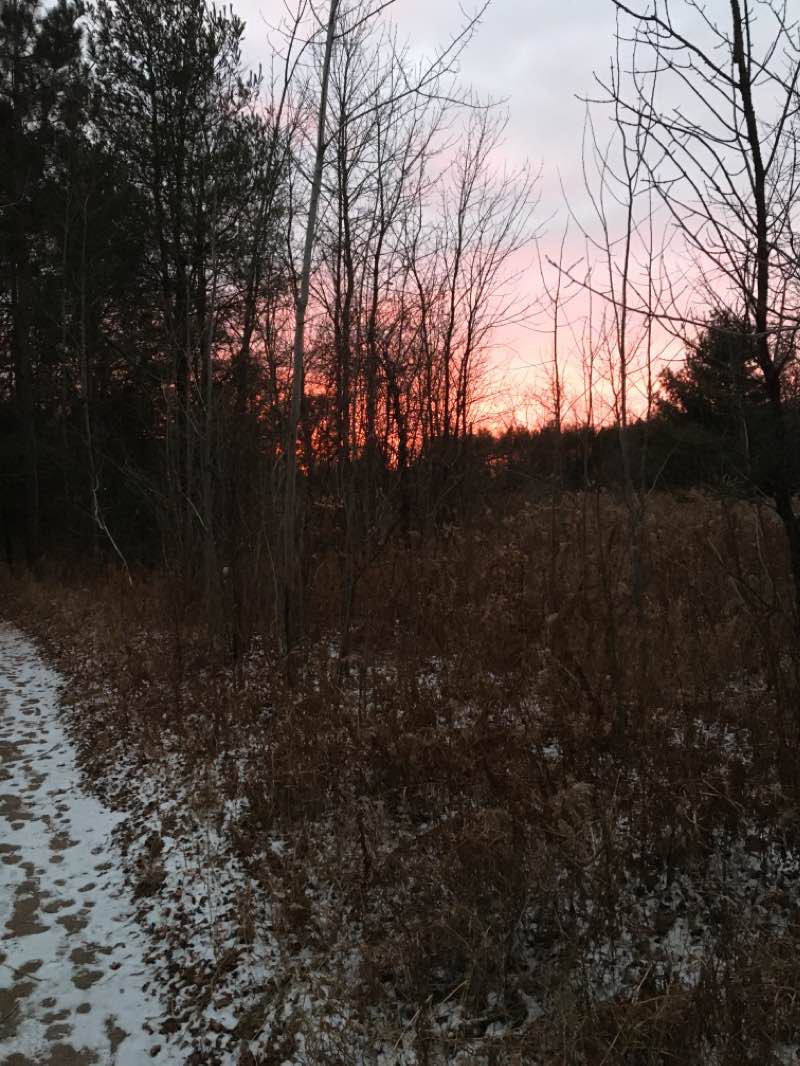 walking near me in Crossroads at Big Creek in winter