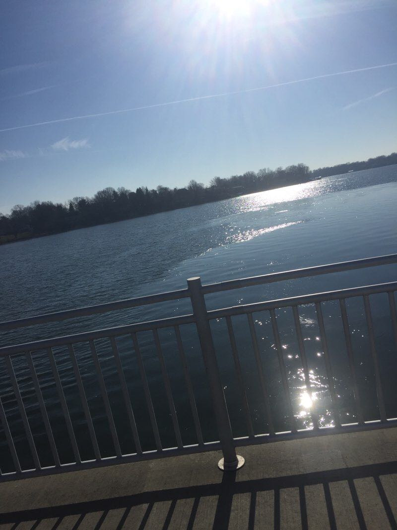 walking near me in Tritown Park in winter