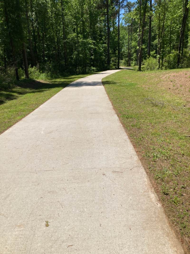 walking near me in Akin Park in winter