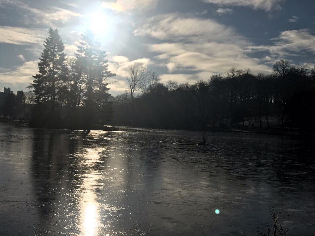walking near me in Queens Park in winter