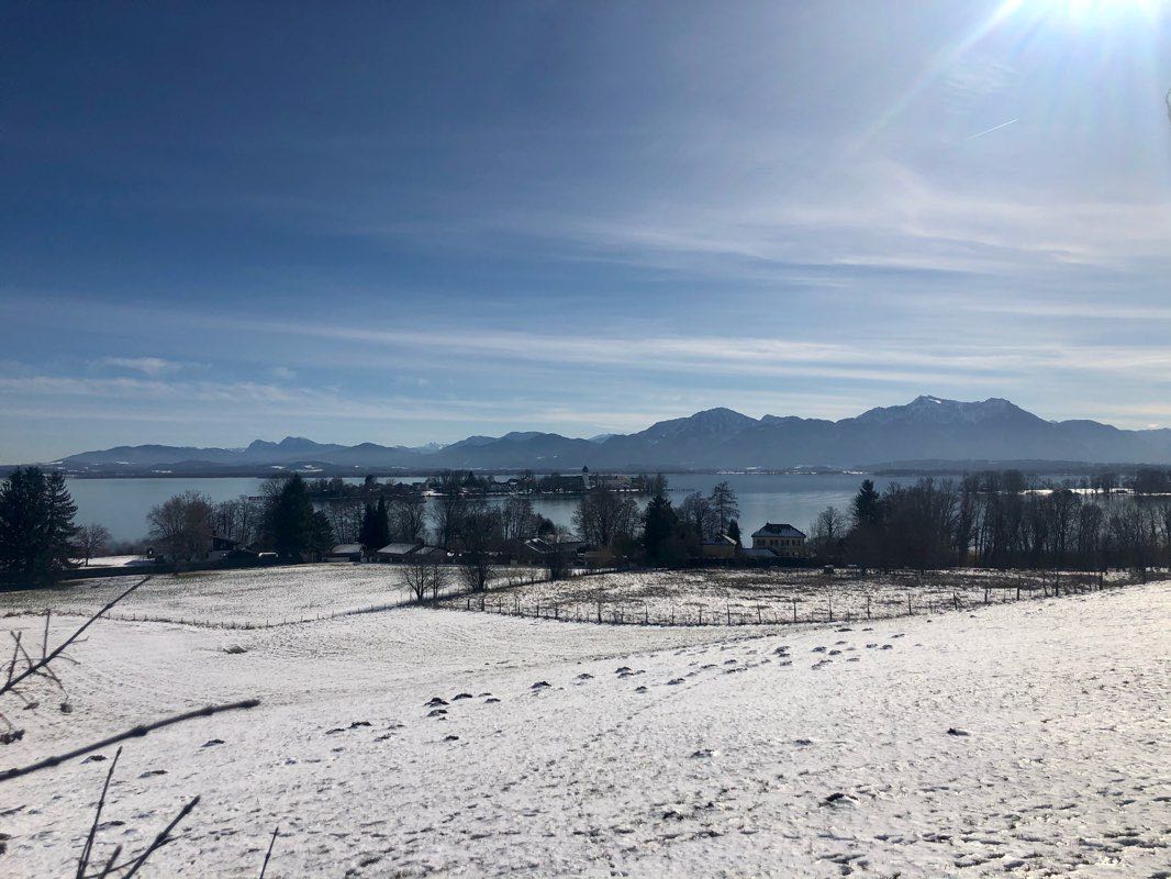 walking near me in Strandbad Gstadt in winter