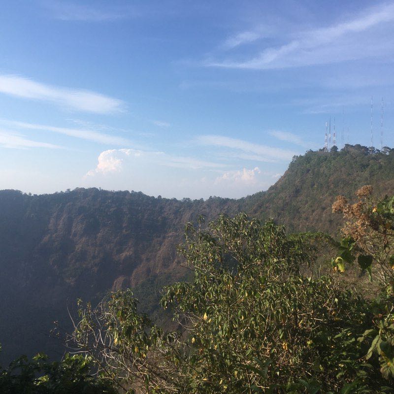 walking near me in Ecoparque El Espino in winter