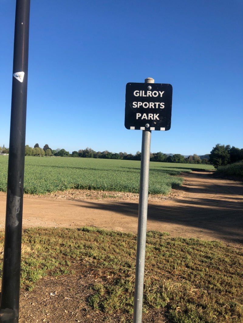 walking near me in Gilroy Sports Park in winter