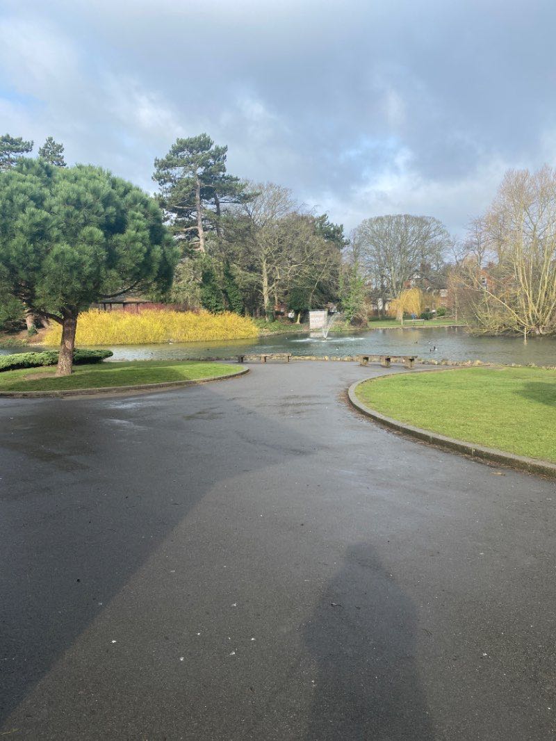 walking near me in People's Park in winter