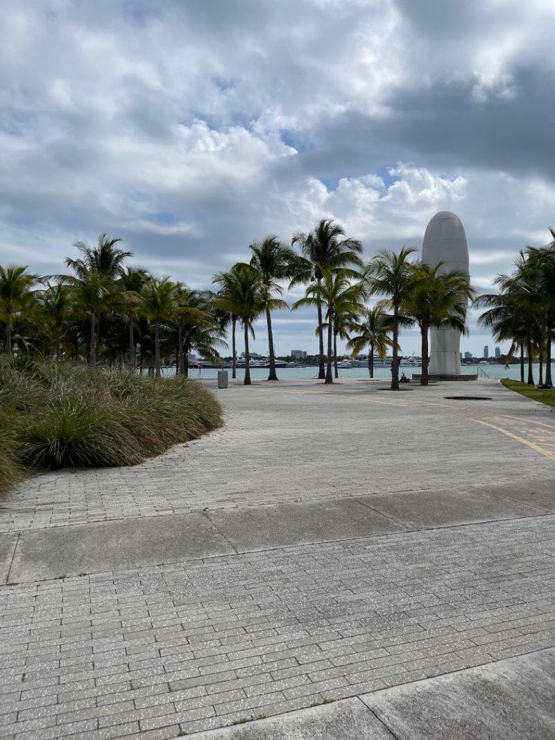 walking near me in Bay Front Park in winter
