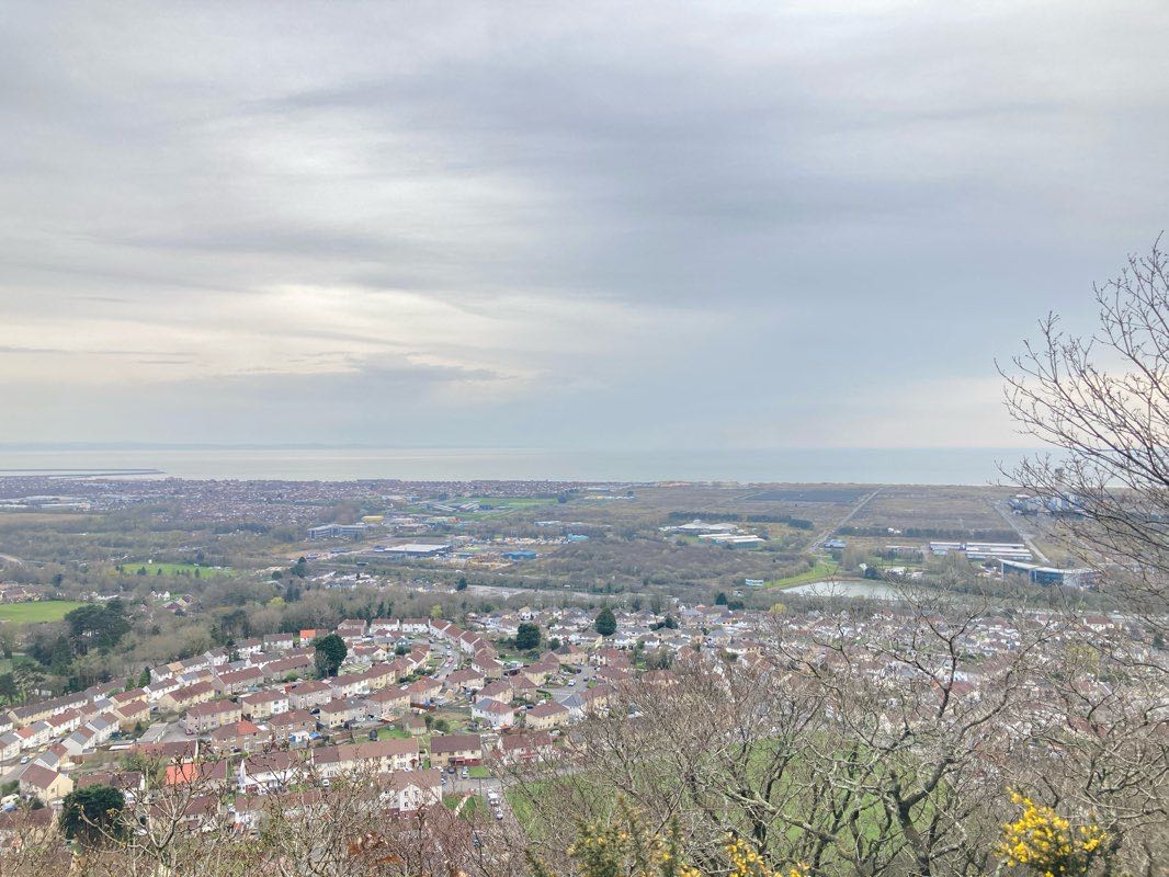 walking near me in Baglan Park in winter
