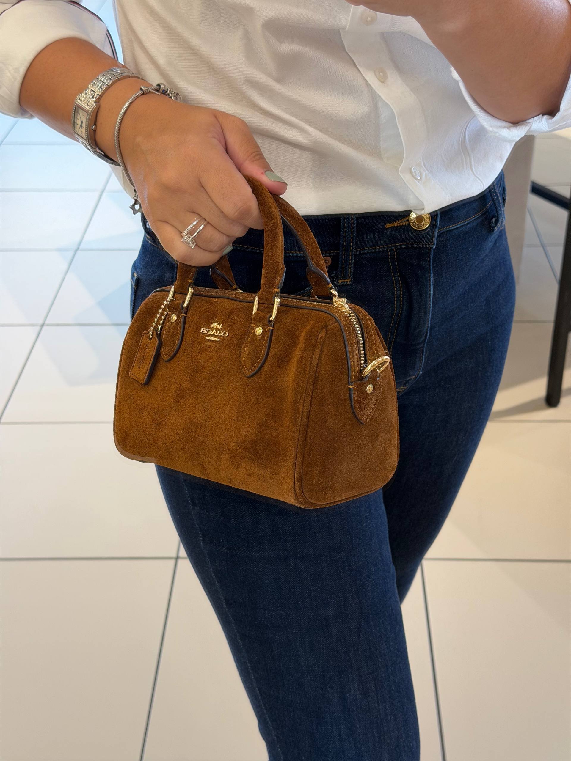 BOLSA DE MÃO MINI COM ALÇA EXTRA
