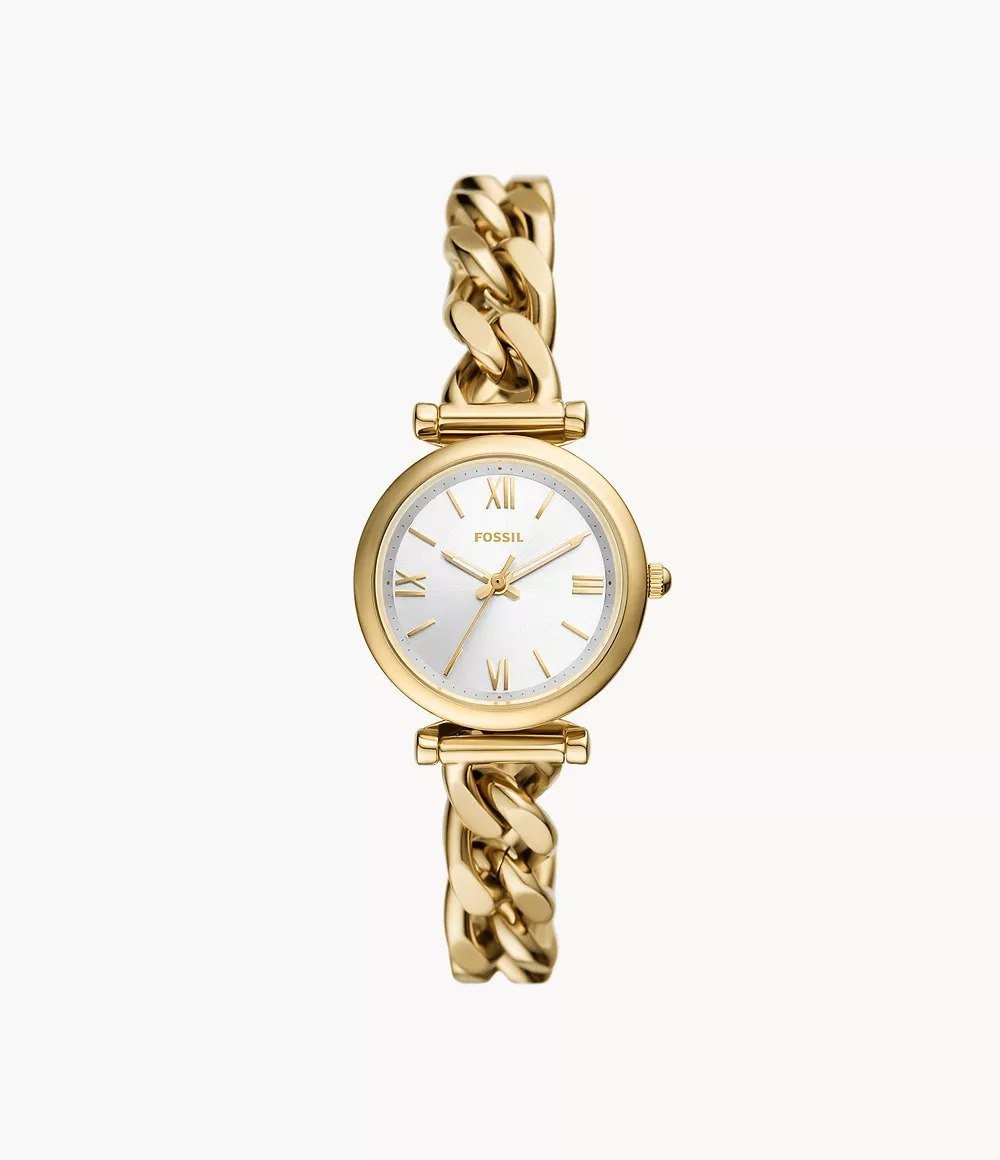 Carlie Mini 28mm Three-Hand Stainless Steel Watch