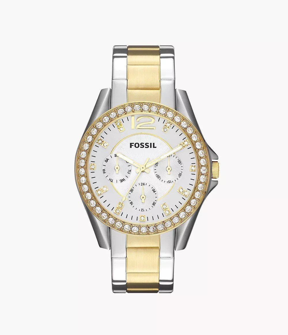 Riley 38mm Multifunction Two-Tone Stainless Steel Watch