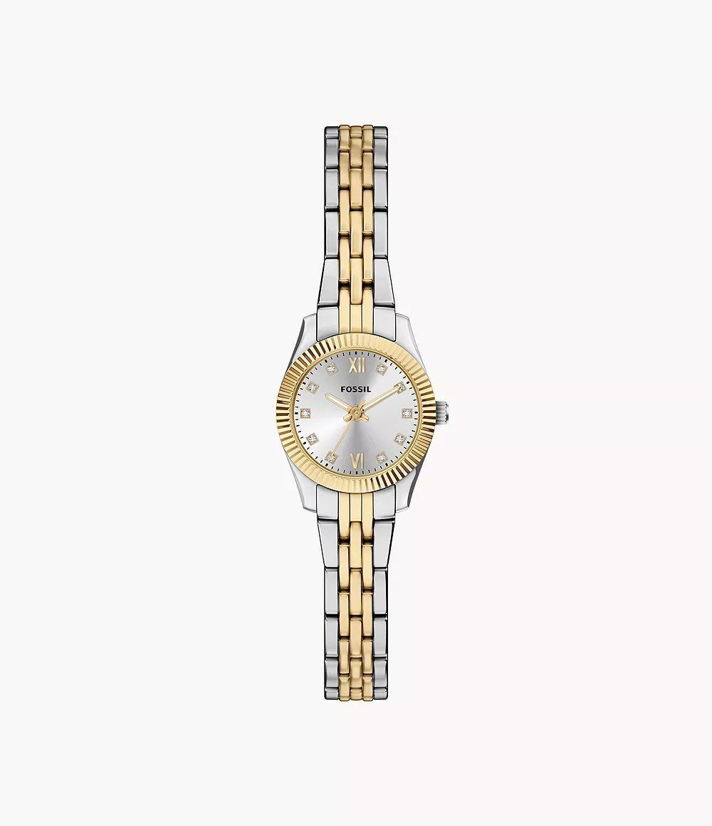 Scarlette Mini 20mm Three-Hand Two-Tone Stainless Steel Watch
