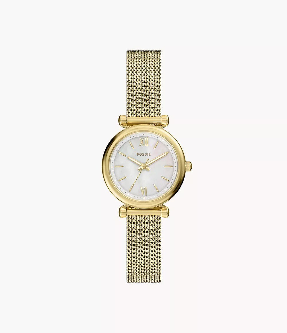 Carlie Mini 28mm Three-Hand Stainless Steel Watch