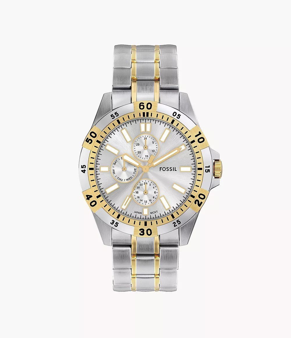 Garrett 44mm Multifunction Two-Tone Stainless Steel Watch