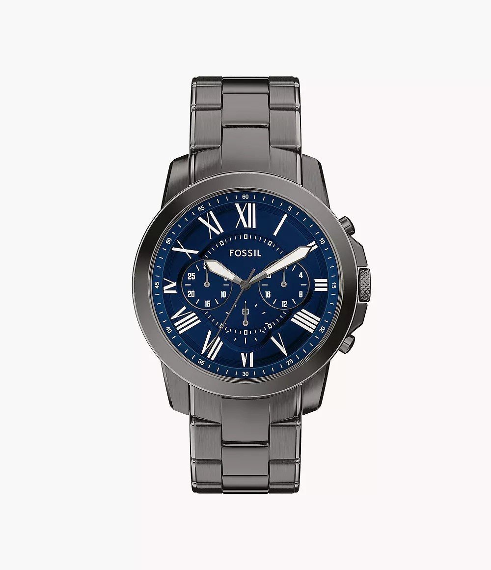 Grant 44mm Chronograph Stainless Steel Watch